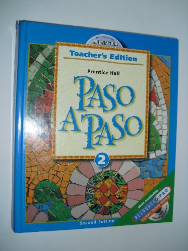 Stock image for Paso A Paso 2, Teacher's Edition for sale by HPB-Red