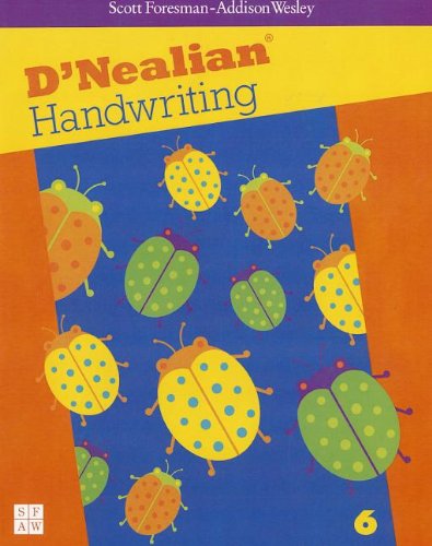 9780673592255: D'Nealian Handwriting Practice Blackline Masters for Grade 6 - 9780673592255