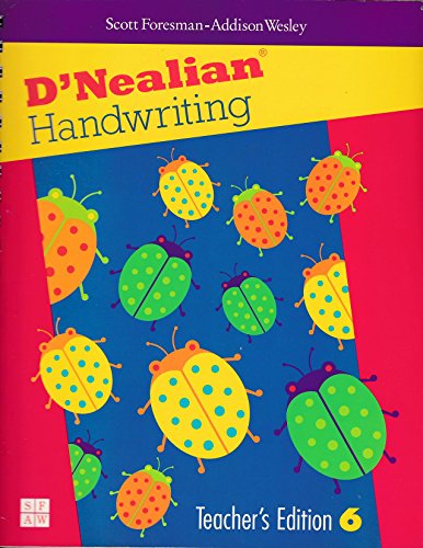 Stock image for D'Nealian Handwriting - Book 6 - TeacDonald Neal Thurber for sale by Iridium_Books