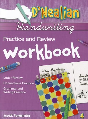 9780673592842: Dnealian Handwriting 1993 Practice and Review Workbook Grade 4