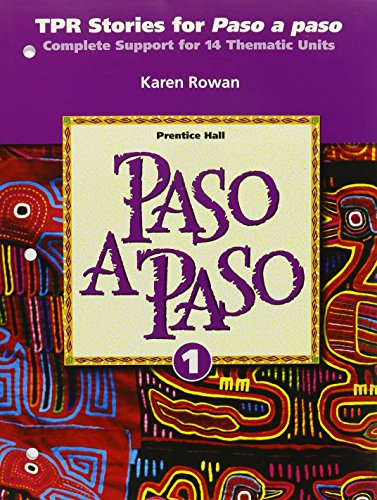 Stock image for Paso A Paso 2000 T.P.R Storytelling Blackline Masters ; 9780673633798 ; 0673633799 for sale by APlus Textbooks