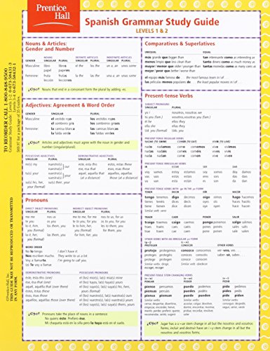 Imagen de archivo de Paso a Paso 2000 Grammar Study Guide Level 1-2 Grade 9/12 : Level 1 And 2 a la venta por Better World Books
