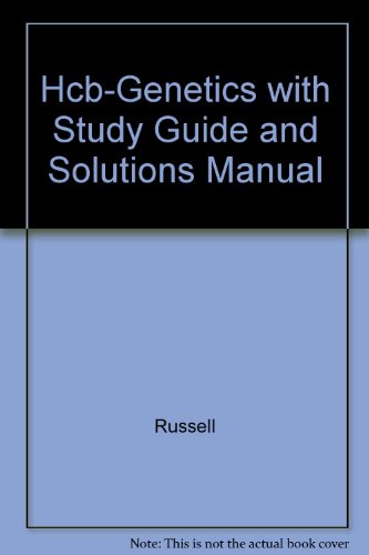 Stock image for Genetics with Study Guide and Solutions Manual for sale by Mahler Books