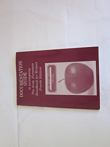 Beispielbild fr Documentation Guide to Accompany The Scott, Foreman Handbook for Writers zum Verkauf von Top Notch Books