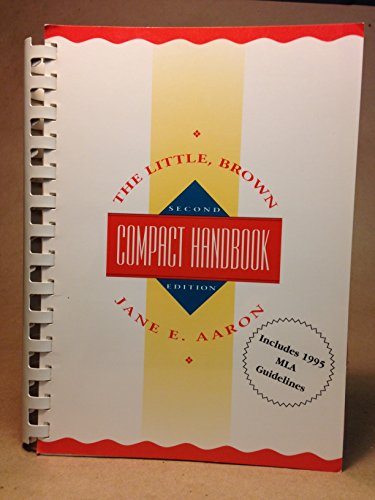 Stock image for The Little, Brown Compact Handbook/Includes Mla Update for sale by Wonder Book