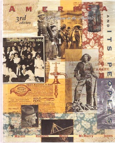 Imagen de archivo de America and Its Peoples Vol. 2 : A Mosaic in the Making a la venta por Better World Books: West
