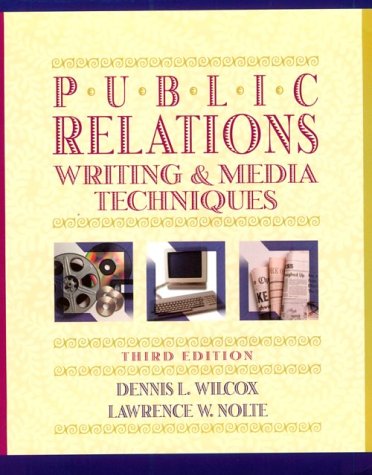 Imagen de archivo de Public Relations Writing and Media Techniques a la venta por SecondSale