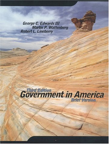 Stock image for Government in America: People, Politics, and Policy for sale by HPB-Red