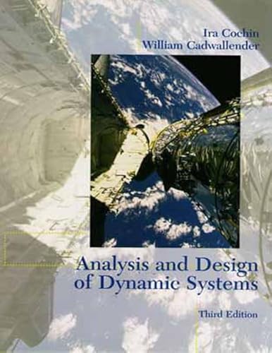 9780673982582: Analysis and Design of Dynamic Systems