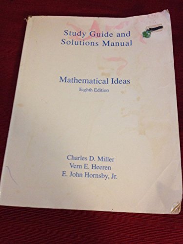 Imagen de archivo de Mathematical Ideas a la venta por HPB-Red