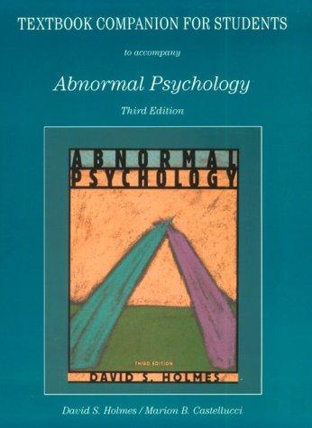 Stock image for Abnormal Psychology for sale by Discover Books