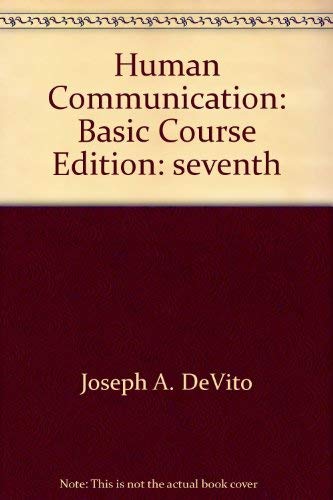 Stock image for Human Communication : Basic Course, Student Edition for sale by Solr Books