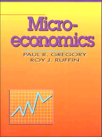 Beispielbild fr Microeconomics zum Verkauf von HPB-Red