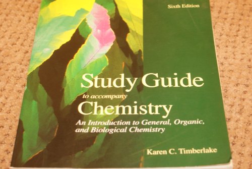 Beispielbild fr Study Guide to Accompany Chemistry: An Introduction to General, Organic, and Biological Chemistry zum Verkauf von The Book Cellar, LLC