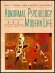 Imagen de archivo de Abnormal Psychology and Modern Life a la venta por Better World Books