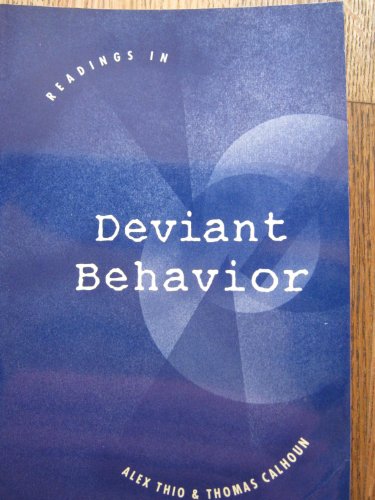 Stock image for Readings in Deviant Behavior. for sale by Lawrence Jones Books