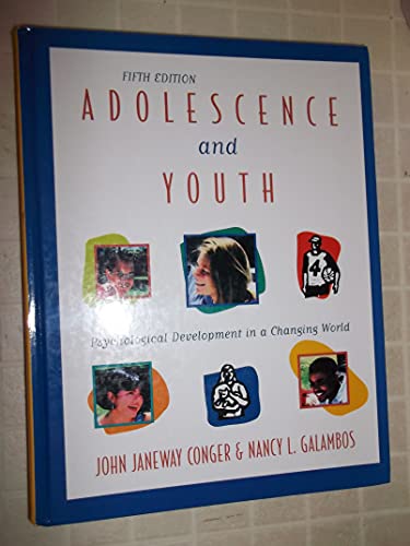 Imagen de archivo de Adolescence and Youth: Psychological Development in a Changing World a la venta por HPB-Red