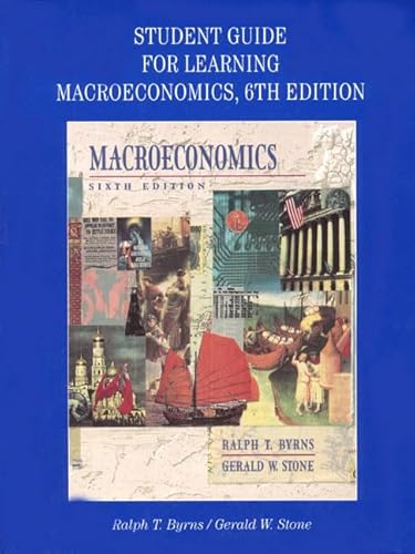 Stock image for Study Guide, Macroeconomics for Economics for sale by Bank of Books