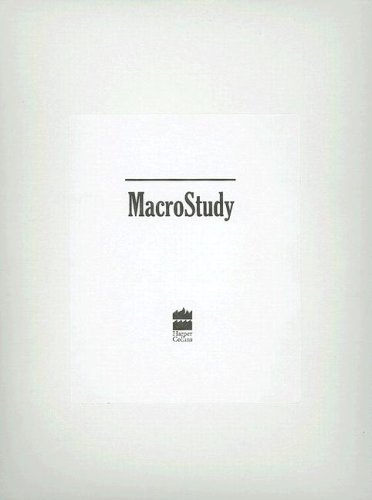 MacroStudy to Accompany Economics (9780673993649) by Byrns; Stone