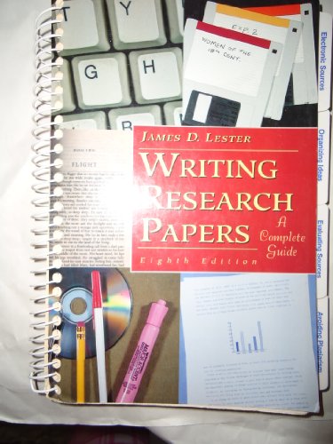 Beispielbild fr Writing Research Papers: A Complete Guide (0673994503) zum Verkauf von HPB-Red