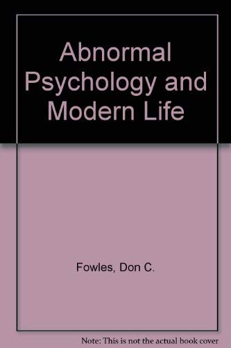 9780673994585: Abnormal Psychology and Modern Life