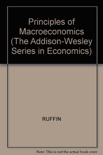 Stock image for Principles of Macroeconomics (The Addison-Wesley Series in Economics) for sale by Wonder Book