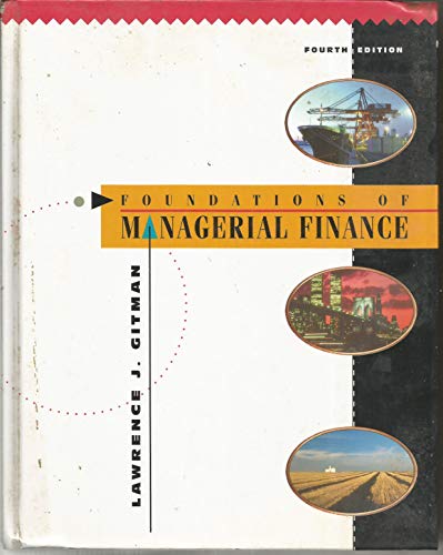 Beispielbild fr Foundations of Managerial Finance zum Verkauf von Better World Books