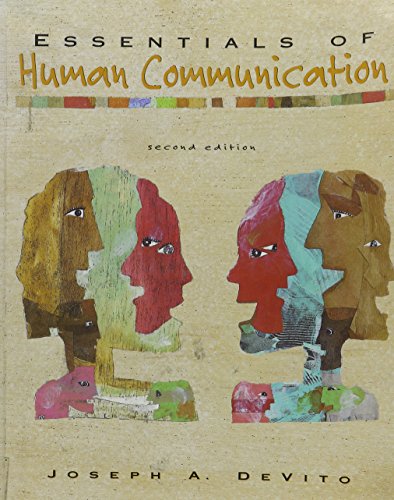 Beispielbild fr Essentials of Human Communication zum Verkauf von Wonder Book