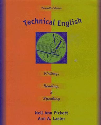 Imagen de archivo de Technical English : Writing, Reading, and Speaking a la venta por Better World Books