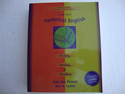 9780673997951: Technical English : Writing, Reading and Speaking