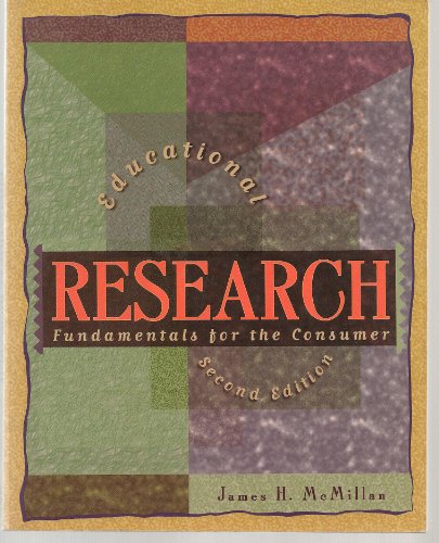 Stock image for Educational Research: Fundamentals for the Consumer for sale by HPB-Red