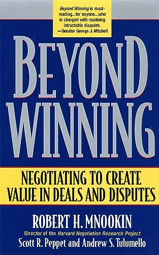 9780674003354: Beyond Winning: Negotiating to Create Value in Deals and Disputes