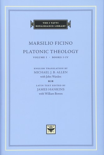 9780674003453: Platonic Theology, Volume 1: Books I–IV (The I Tatti Renaissance Library)
