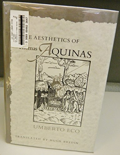 9780674006751: Eco: the Aesthetics of Thomas Aquinas