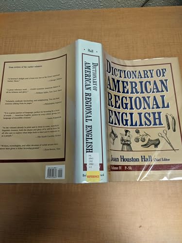 Stock image for Dictionary of American Regional English, Volume IV : P-Sk for sale by Better World Books
