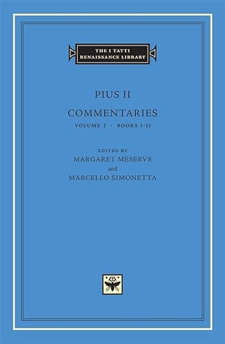 9780674011649: Pius II: Commentaries, Books I-II (1)