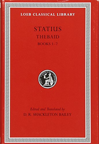 9780674012080: Statius: Thebaid, Achilleid Books 1-7: Volume I