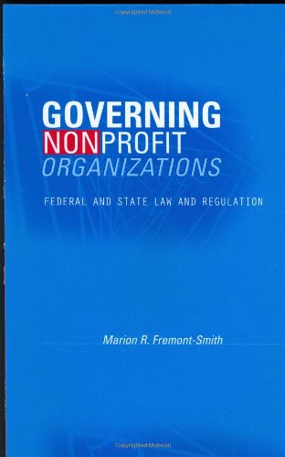 Stock image for Governing Nonprofit Organizations: Federal and State Law and Regulation for sale by HPB-Red