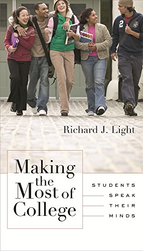 Imagen de archivo de Making the Most of College : Students Speak Their Minds a la venta por Better World Books: West