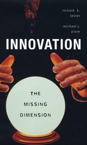 Beispielbild fr Innovation--the Missing Dimension zum Verkauf von Better World Books