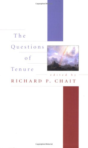 Imagen de archivo de The Questions of Tenure a la venta por Open Books