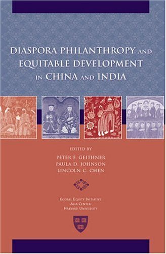 Stock image for Diaspora Philanthropy and Equibable Development in China and India for sale by Valley Books