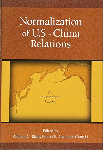 Stock image for Normalization of U.S. "China Relations: An International History (Harvard East Asian Monographs) for sale by HPB-Red