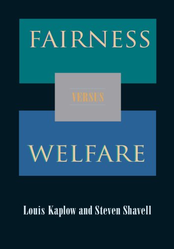 9780674023642: Fairness versus Welfare