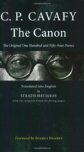 9780674025868: The Canon: The Original One Hundred and Fifty-Four Poems (Hellenic Studies Series)