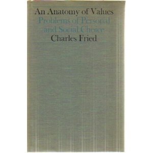 Stock image for An Anatomy of Values: Problems of Personal and Social Choice for sale by Nelson Freck