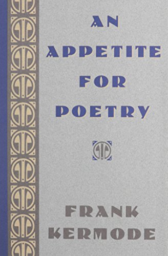 Beispielbild fr An Appetite for Poetry zum Verkauf von Better World Books
