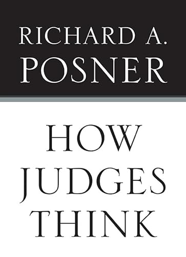 9780674048065: How Judges Think