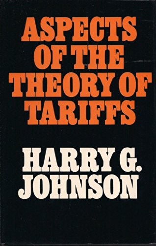 9780674049918: Aspects of the Theory of Tariffs