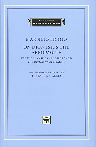 9780674058354: On Dionysius the Areopagite: Mystical Theology and the Divine Names: Mystical Theology and The Divine Names, Part I: 1